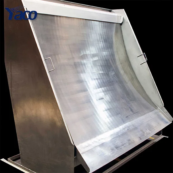 0.25mm 0.5mm Slot Sieve Bend Screens Vee-Wire Wedge Wire Rotary Screens