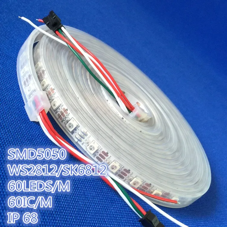 SK6812 or WS2812, RGB LED Strip 60 Pixels/m 50 50 rgb led strip
