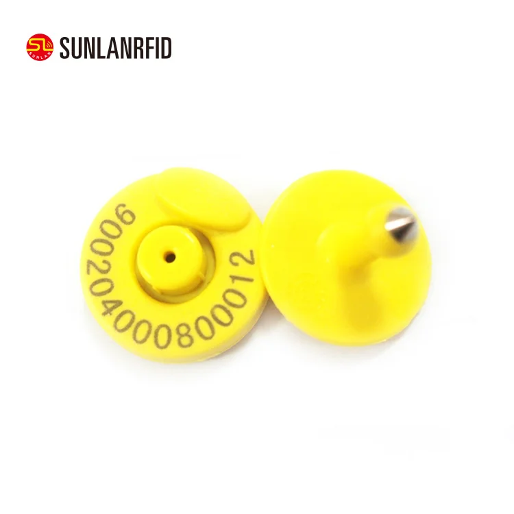 Free Sample NFC RFID Animal Ear Tags for Pig/Cattle/Cow/Sheep Animal Control