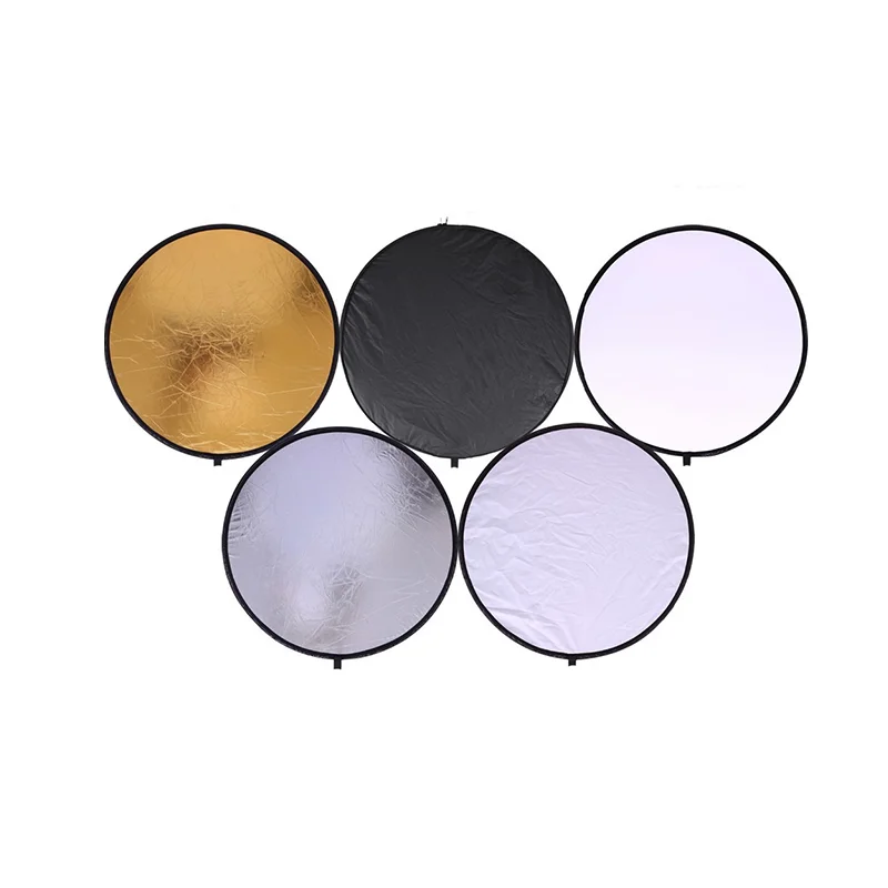 Wholesale price Handheld multi collapsible  5 in 1 photo studio light reflector for photography