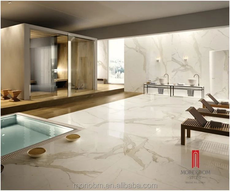 Foshan Moreroom Rialto White Marble Like Porcelain Tiles 600x1200