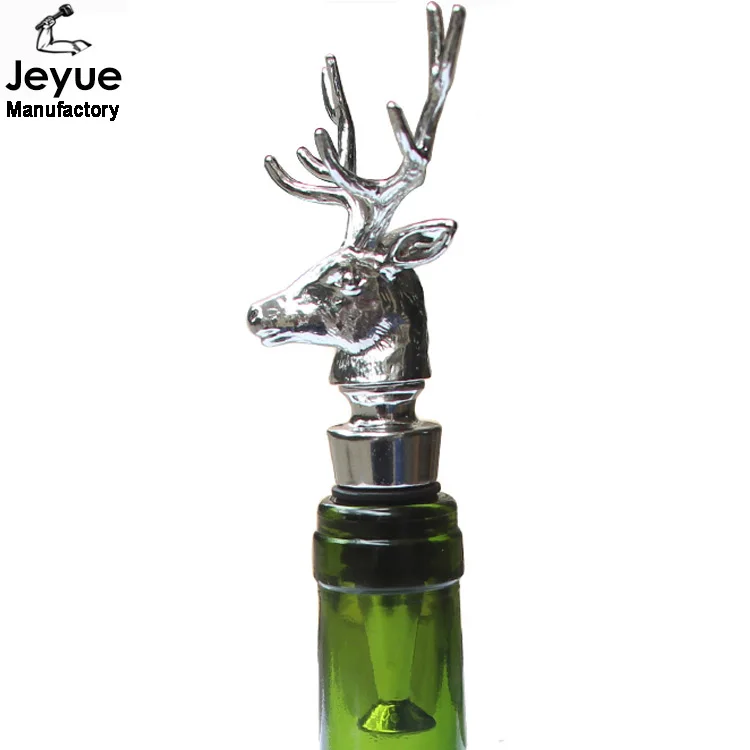 Deer Wine Stopper Wildlife Handmade Metal Bottle Stopper Gift