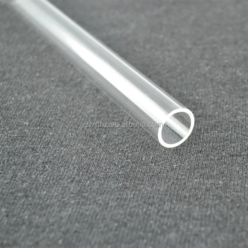 25pcs OD20x2x1000mm Plastic Acrylic Extruded Clear Tube Plastic PMMA Transaperant Water LED Pipe Shower Curtain Poles towel bar