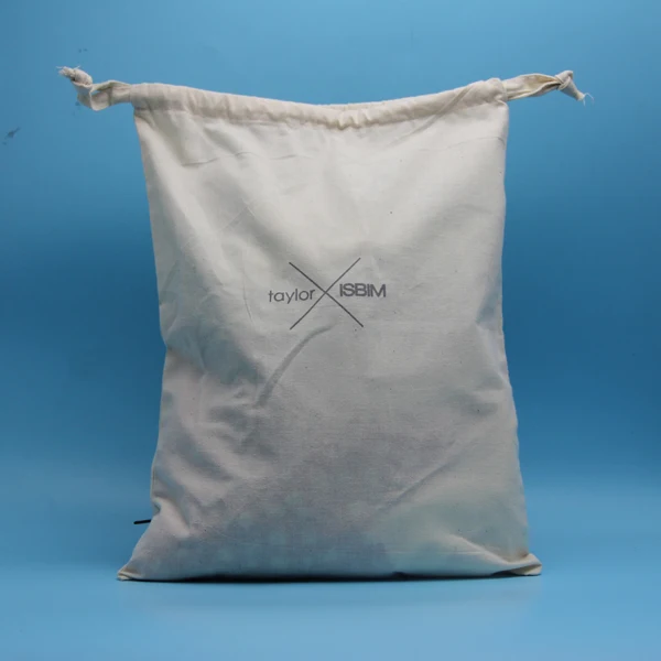 Eco friendly Organic Cotton Bag with Nylon String for Menstrual cup