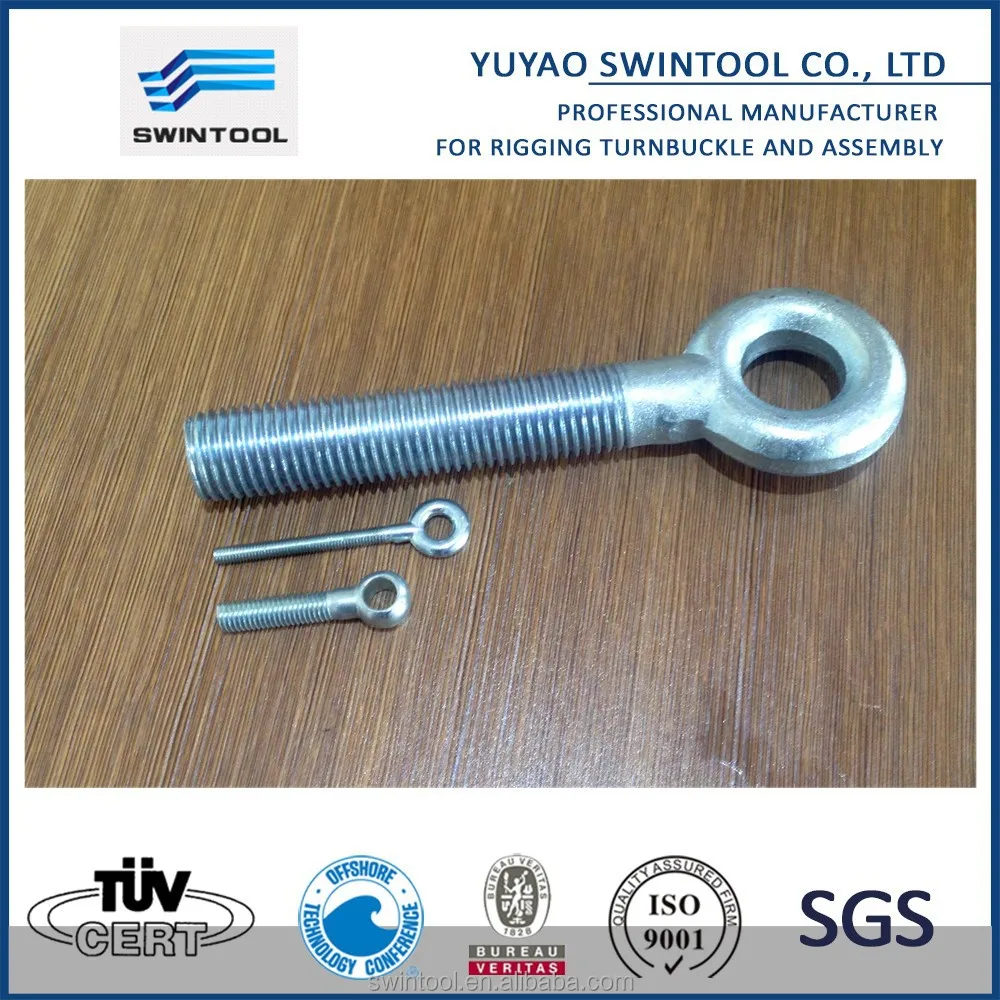 Din1478 M40 Galvanized Forged Eye Bolt Turnbuckle