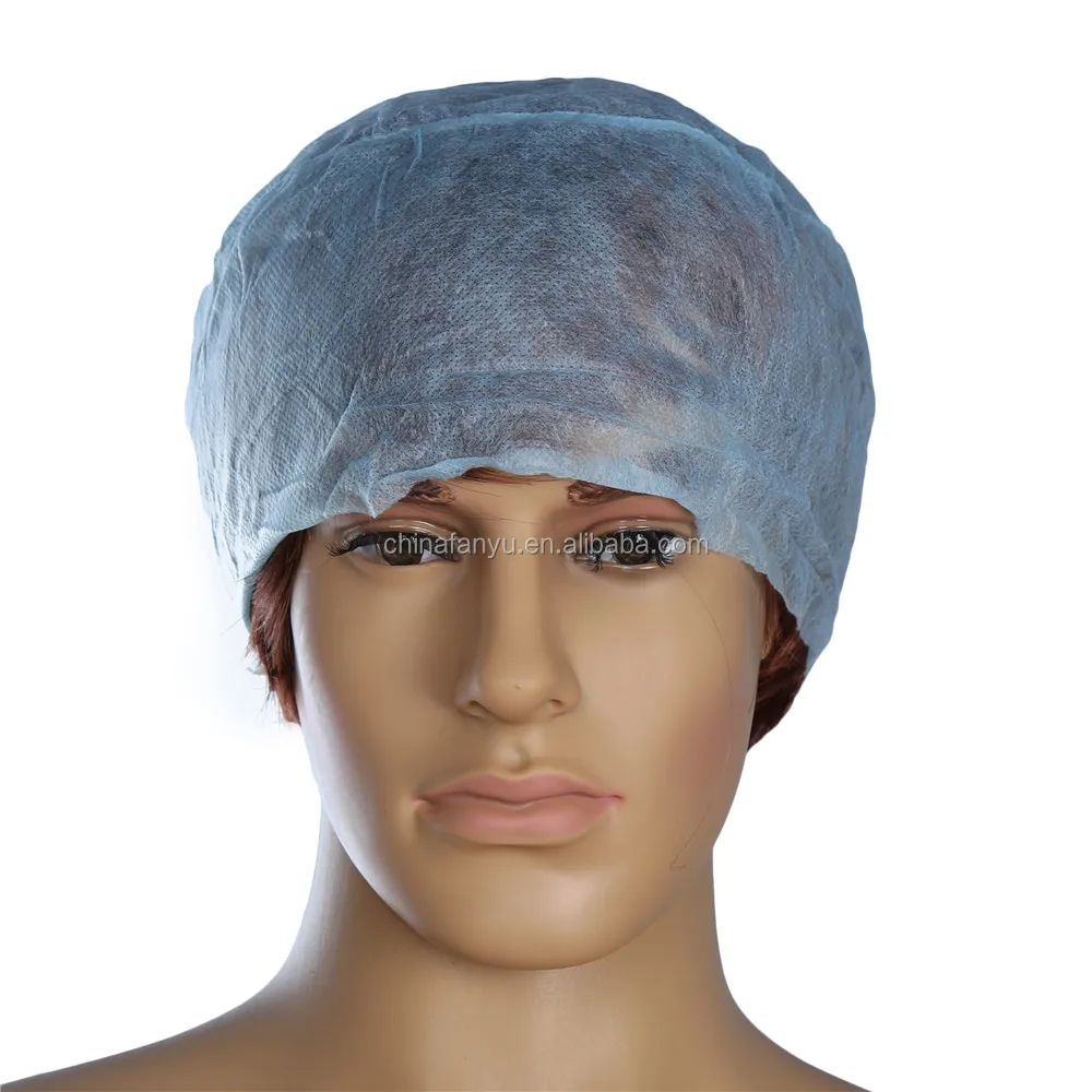 disposable non-woven food industry hairnet cap
