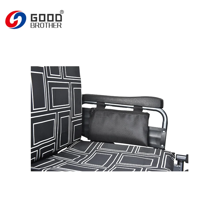 HG-W660B big rear wheel electronic magnetic brake folding  manual electric power  wheelchair