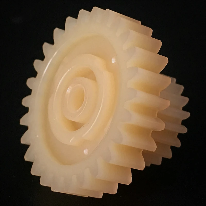 
China Dongguan factory ISO certified factory price Transmission Nylon Double Plastic Spur Gear pinion gear 