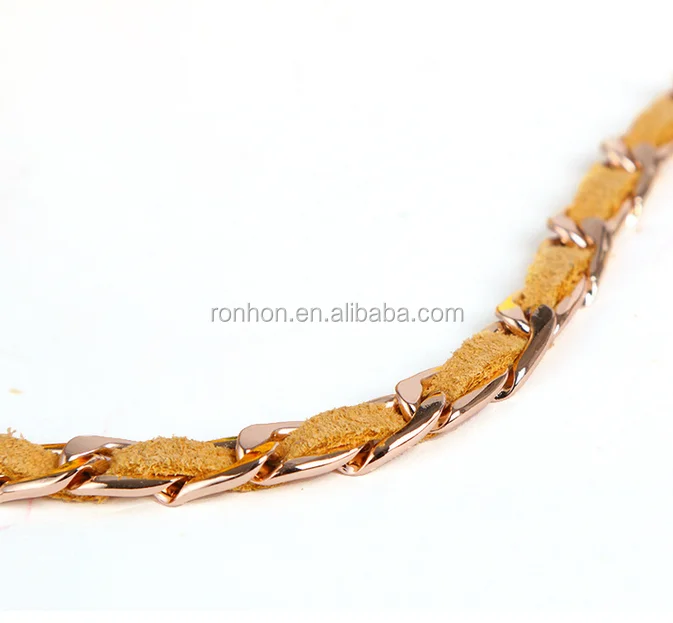 
2017 newest fashion slim ladies PU belt, ladies dressy belt with golden chain 