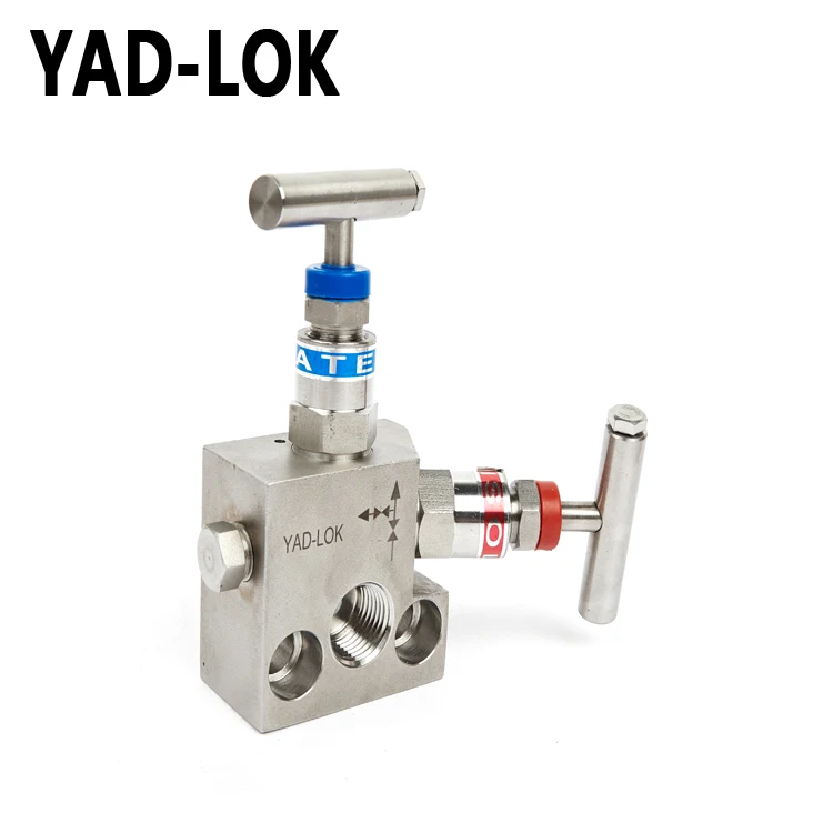 
YAD-LOK China High Quality High Pressure SS304L 2 Way Valve Manifold 