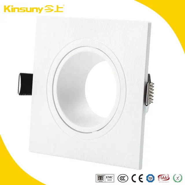
Adjustable led light housing MR16 GU10 recessed ceiling light fitting downlight frame 
