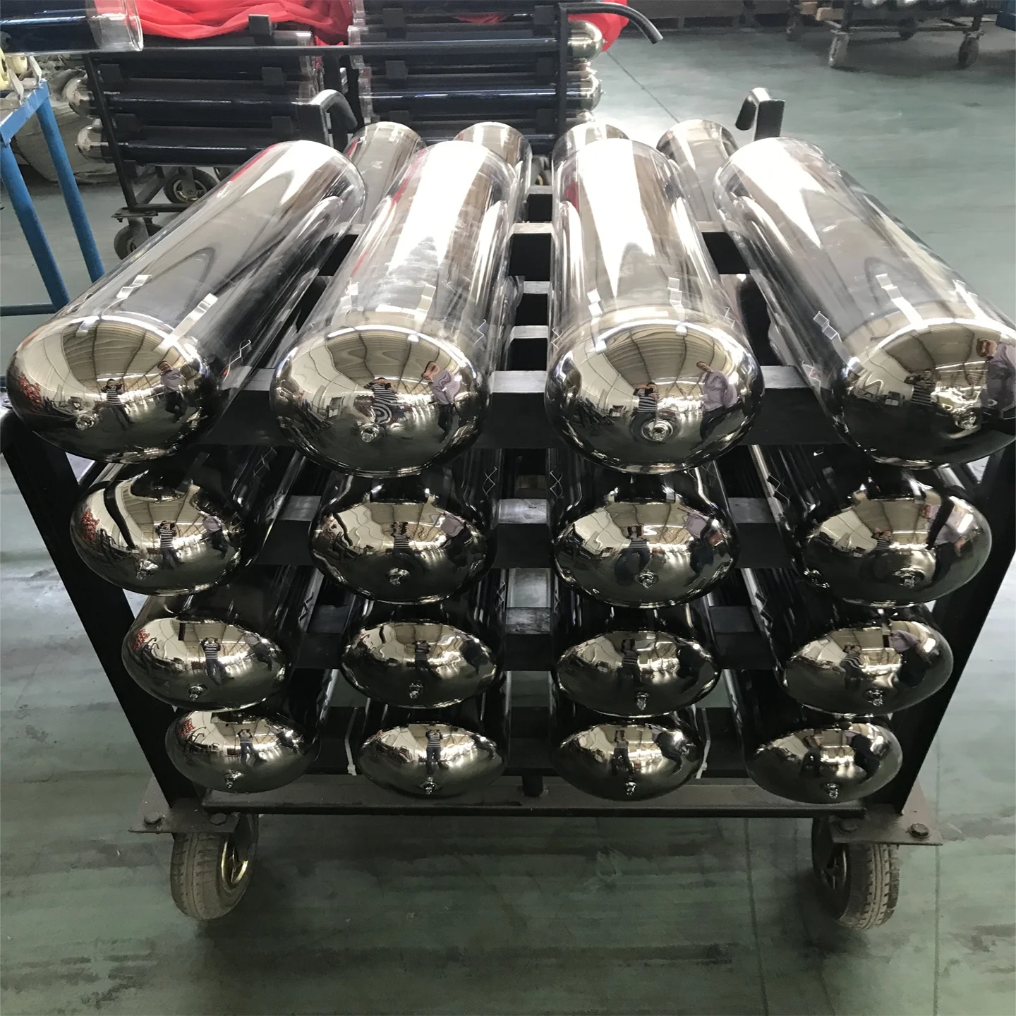 125mm Three Layer Large Diameter Solar Vacuum Tubes for Tankless Solar Collector