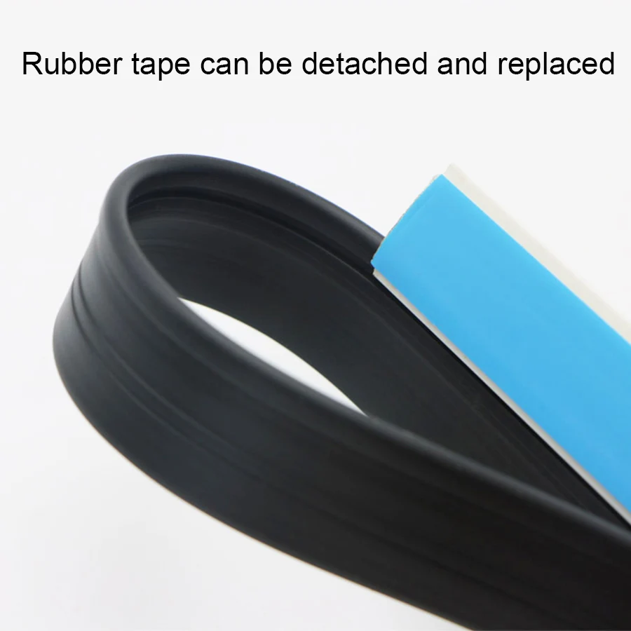 Self-adhesive Door Bottom Seal Sealing Strip White PVC Bar Composite Flexible PVC Rubber Tape Weatherstripping Draught Excluder