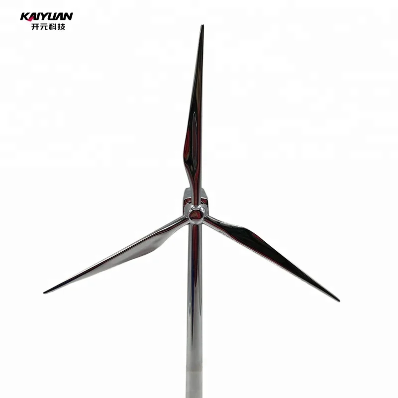 New Decorative Windmills Office Home Solar Windmill Model