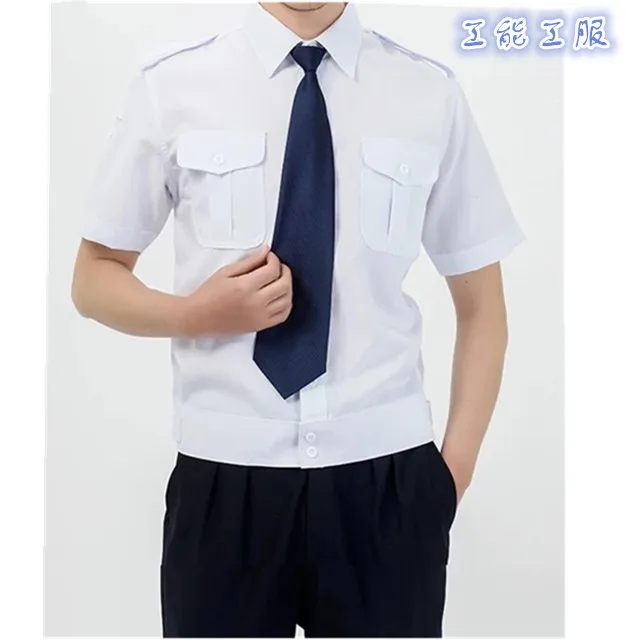 High Quality!Custom Manufactory Supply Men and Women Airline Pilot Shirt Uniform