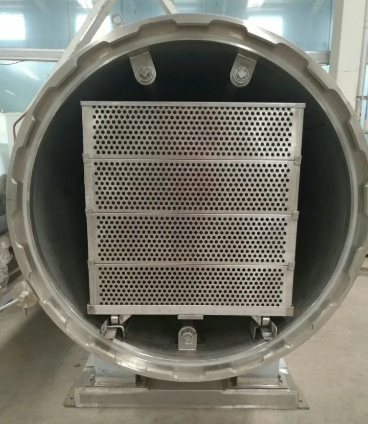 ASME certificate steam heating Food horizontal retort sterilizer