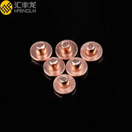 Bimetal Silver Alloy Rivet Slide Switch Contact Wenzhou Wholesale