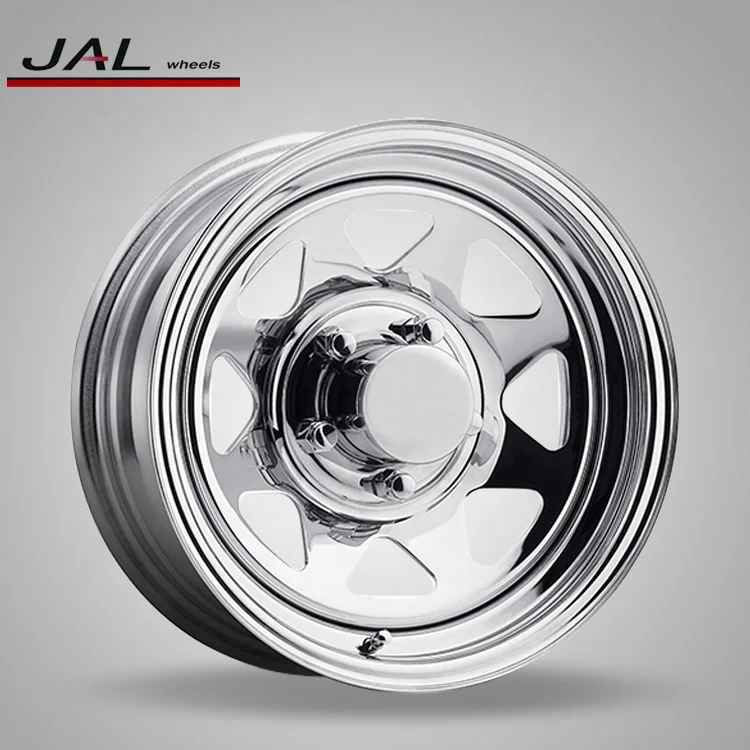 15x8 Steel Chrome 4x4 Off-Road Wheel 5x139.7 Rims for All Terrain Vehicles