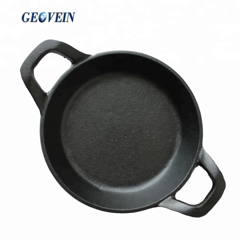 Mini Baking Dish Pan Cast Iron Kadai Small Dish Pan