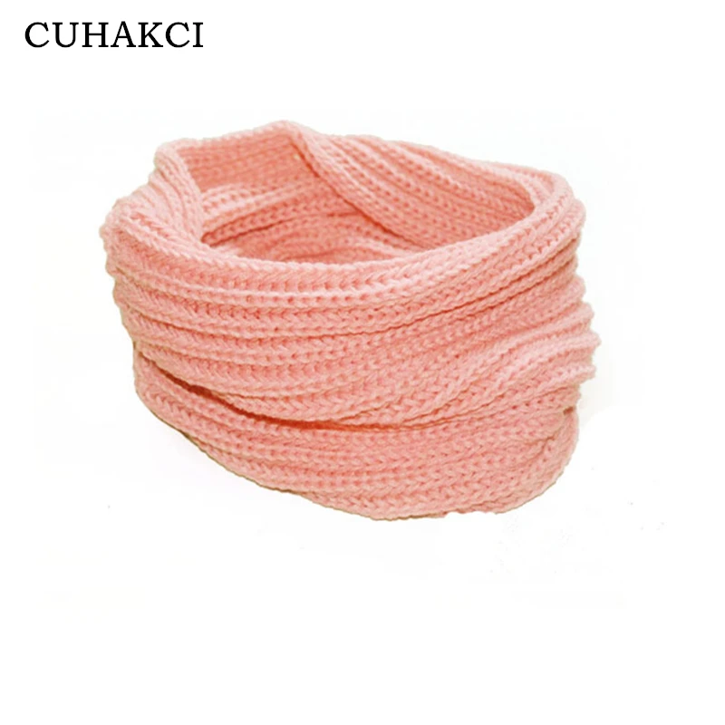 CUHAKCI оптовая продажа, новый дизайн, модный женский теплый вязаный шарф, Круглый шерстяной снуд, зимний Универсальный шарф