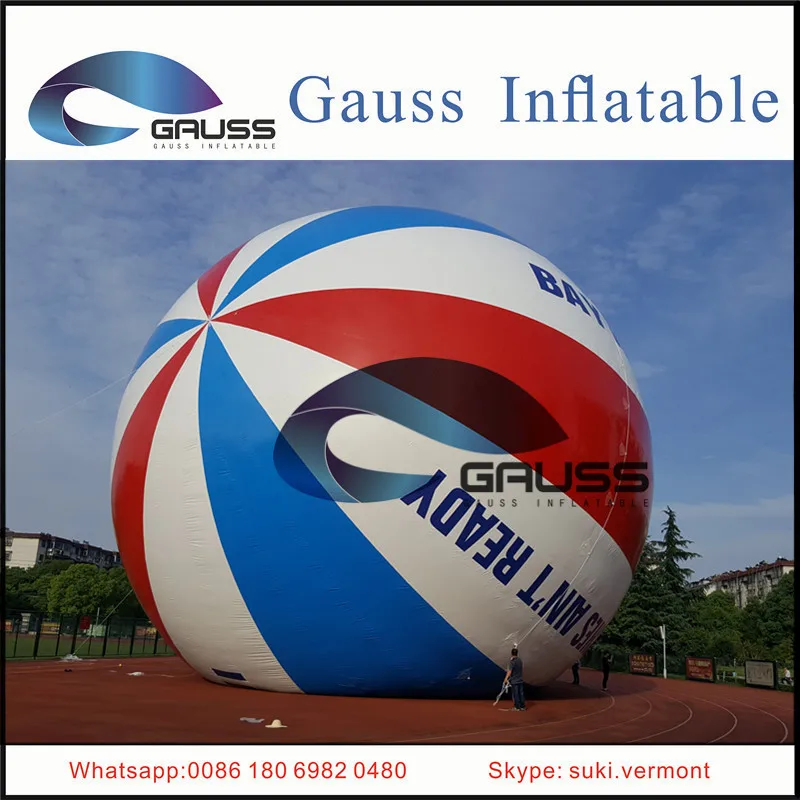 giant 20m inflatable beach ball/inflatable advertising ball
