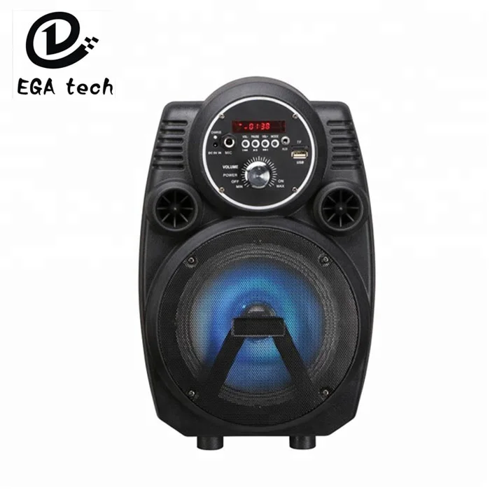 6 inch portable speaker with USB/FM/TF card, mini cart speaker with bluetooth for door exit