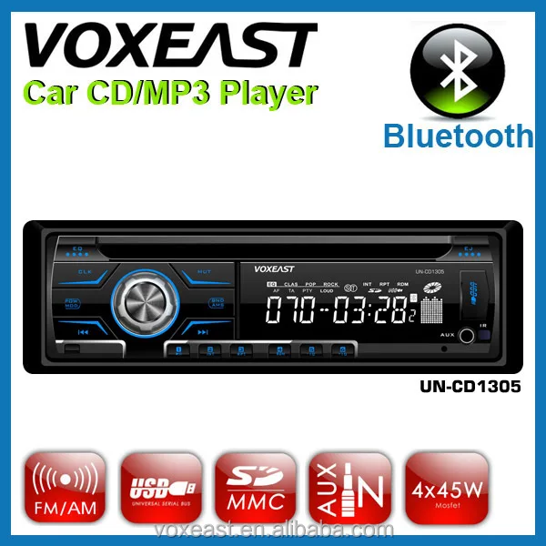 
Detachable panel high power car MP3 CD RADIO with RDS & BT 