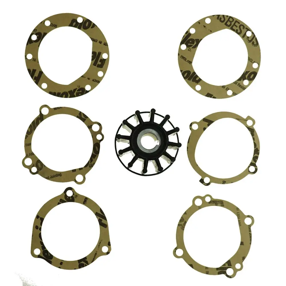 Raw Water Pump Flexible Rubber Impeller Replace Jabsco Impeller 18948-0001