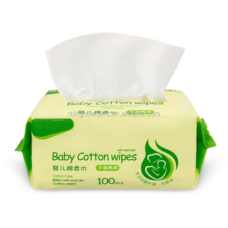 Wholesale private label  alcohol free wet wipe natural safety baby cleaning  wet wipe