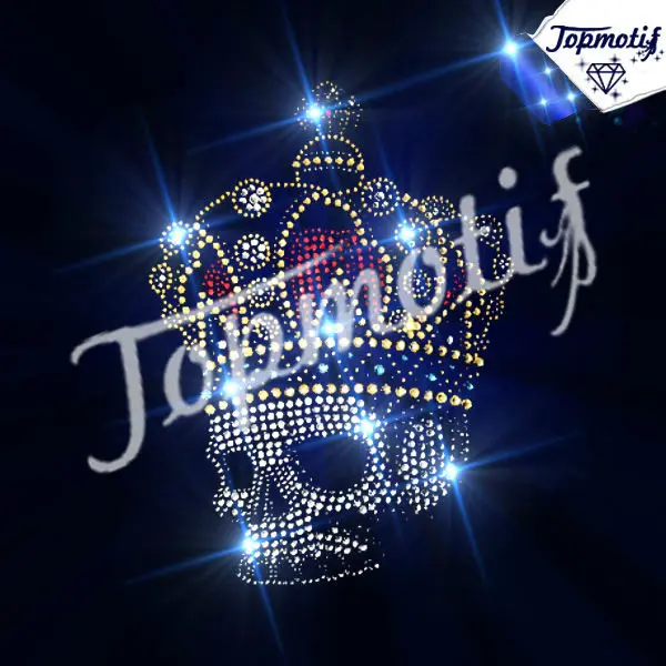 модный хрустальную корону черепа rhinestone переводы мотив дизайна