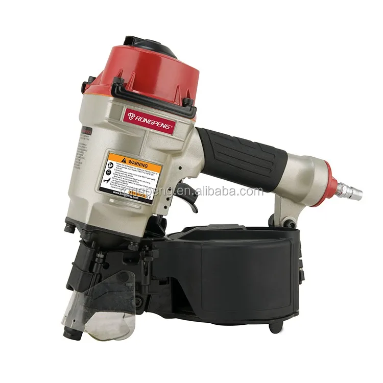 RONGPENG MCN55 Adjustment Coil Pallet Nailers Air Nail Gun Pneumatic Hand Tool  For Wood House and Pallet