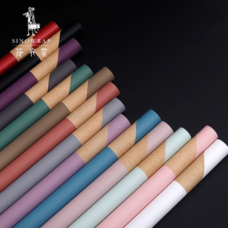 Водонепроницаемая упаковка для цветов от поставщика, оптовая продажа, пластиковая обертка для цветов