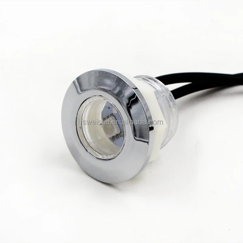 Разноцветные подводные фонари для лодки