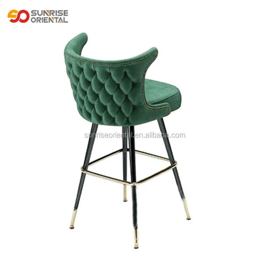 button tufted leather bar stools hot sale to UK