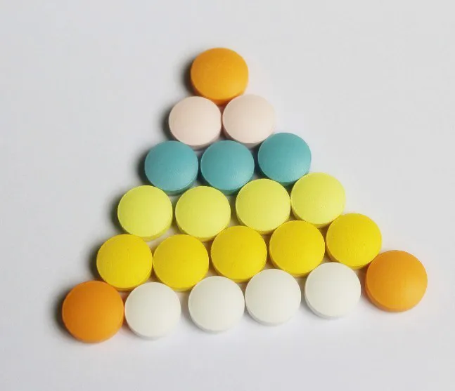 Black coating powder color pills tablets 2021 new arrival