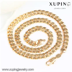 43192-Xuping Очаровательная Мужская цепочка 18k позолоченное ожерелье