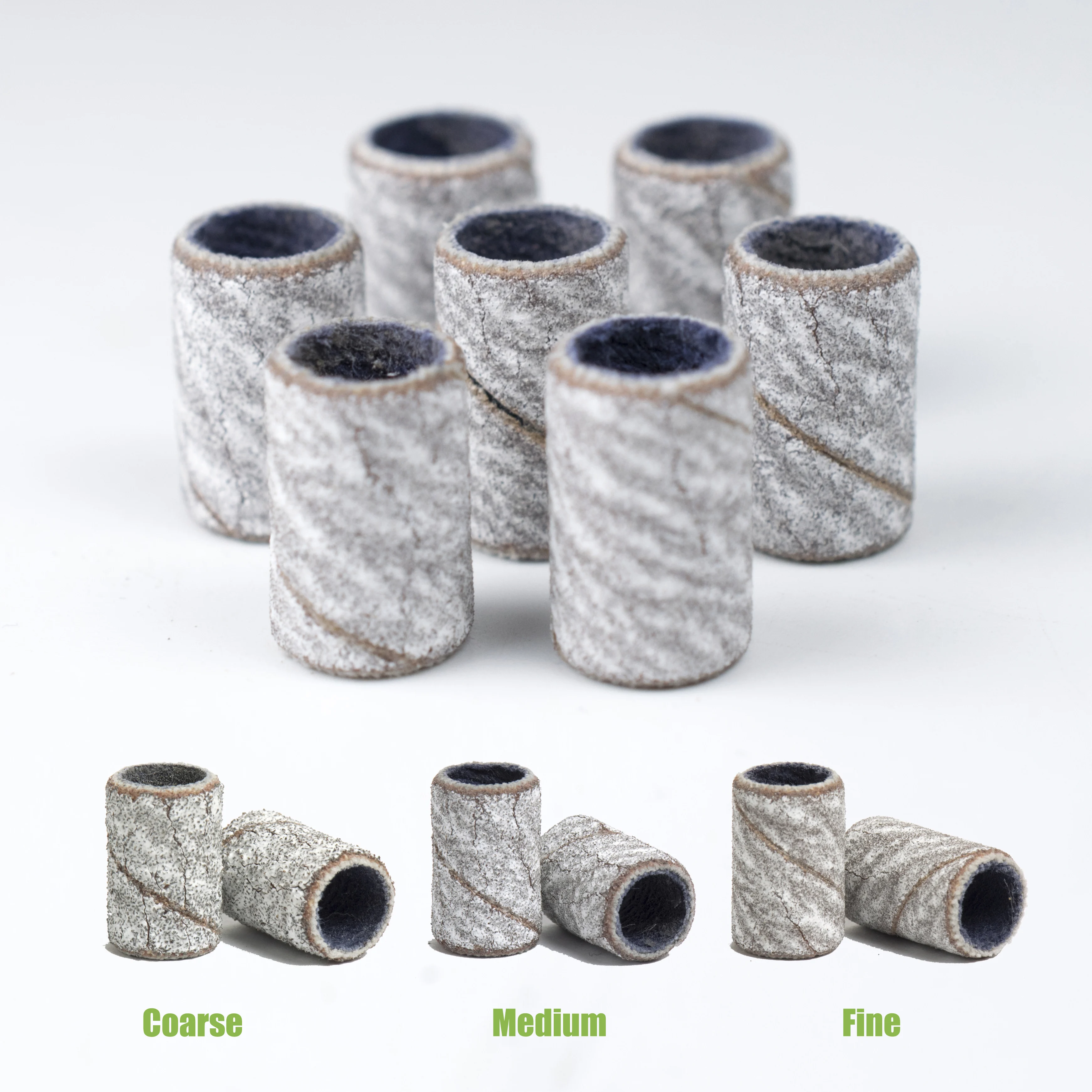 High Quality Beauty Pink Nail Sanding Bands Custom Box Pack Pedicure Foot Care Manicure Electric Nail Drill Mini Sanding Bands