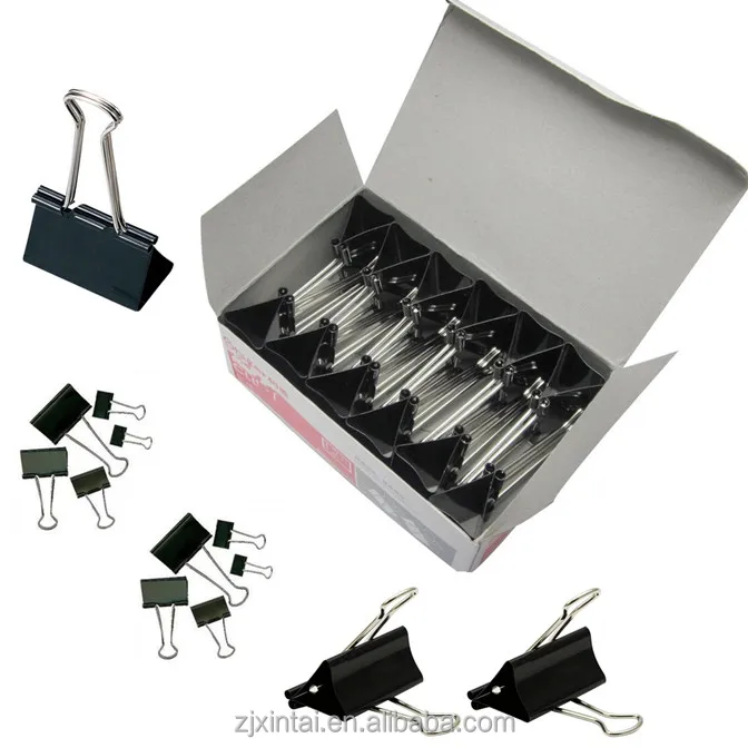 Hot Selling Good Use Black Binder Clips With High Quality