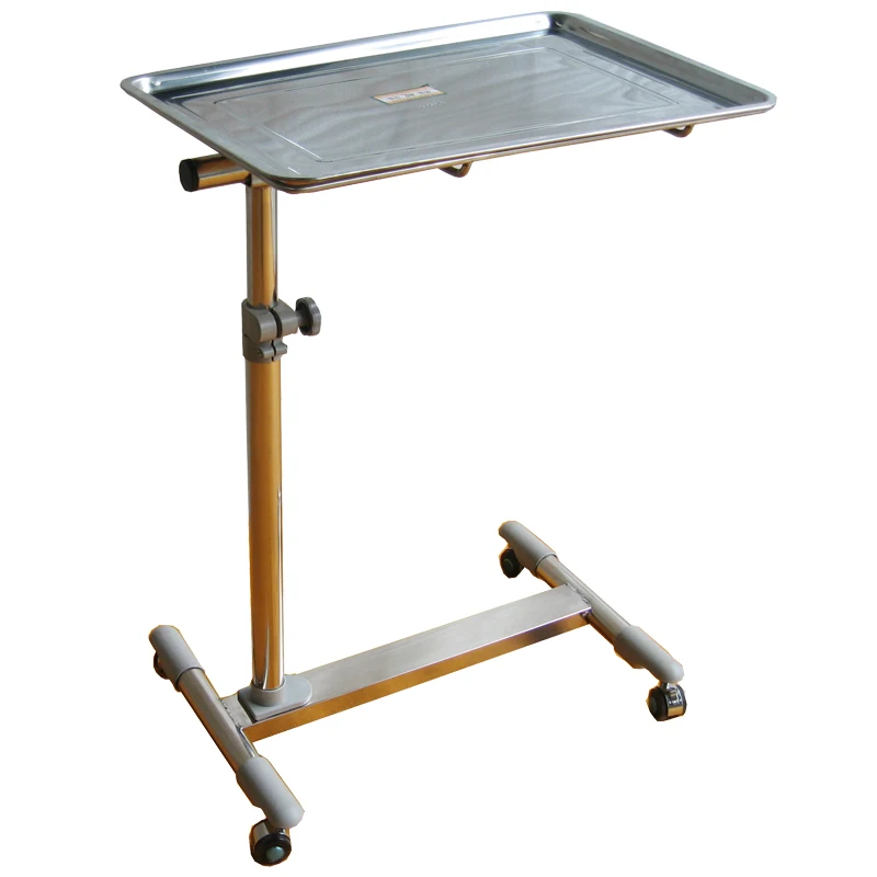 RP-029B-933 stainless steel adjustable surgical metal tray cart