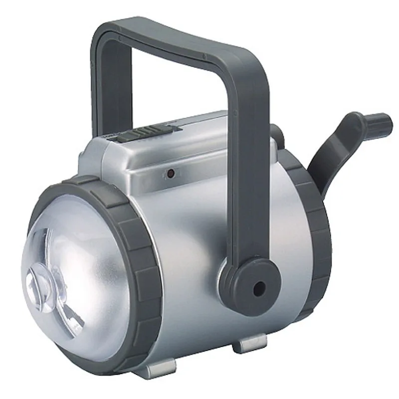 
Hand crank LED light with SOS alarm siren and blining windup lamp with smart phone charger and siren blinking 