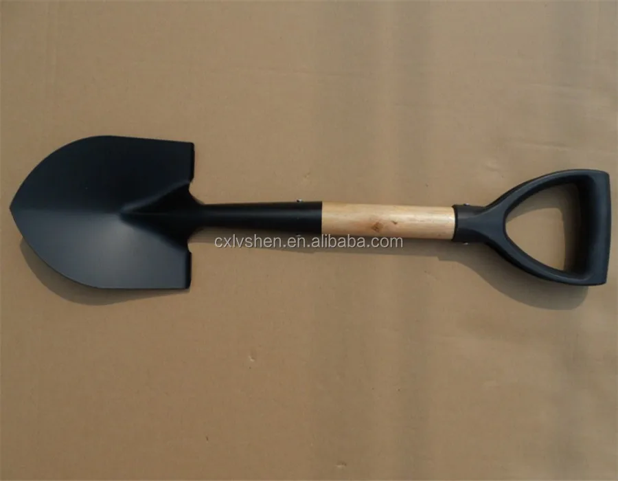 
Carbon steel agriculture farming wooden handle garden spade shovel 