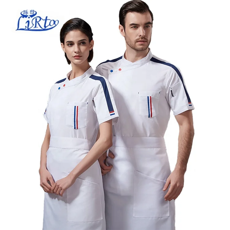 
Black and white chef jacket uniforms 