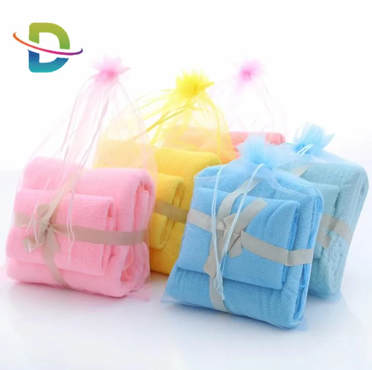 Customized face towels coral fleece bath towel folding face towel