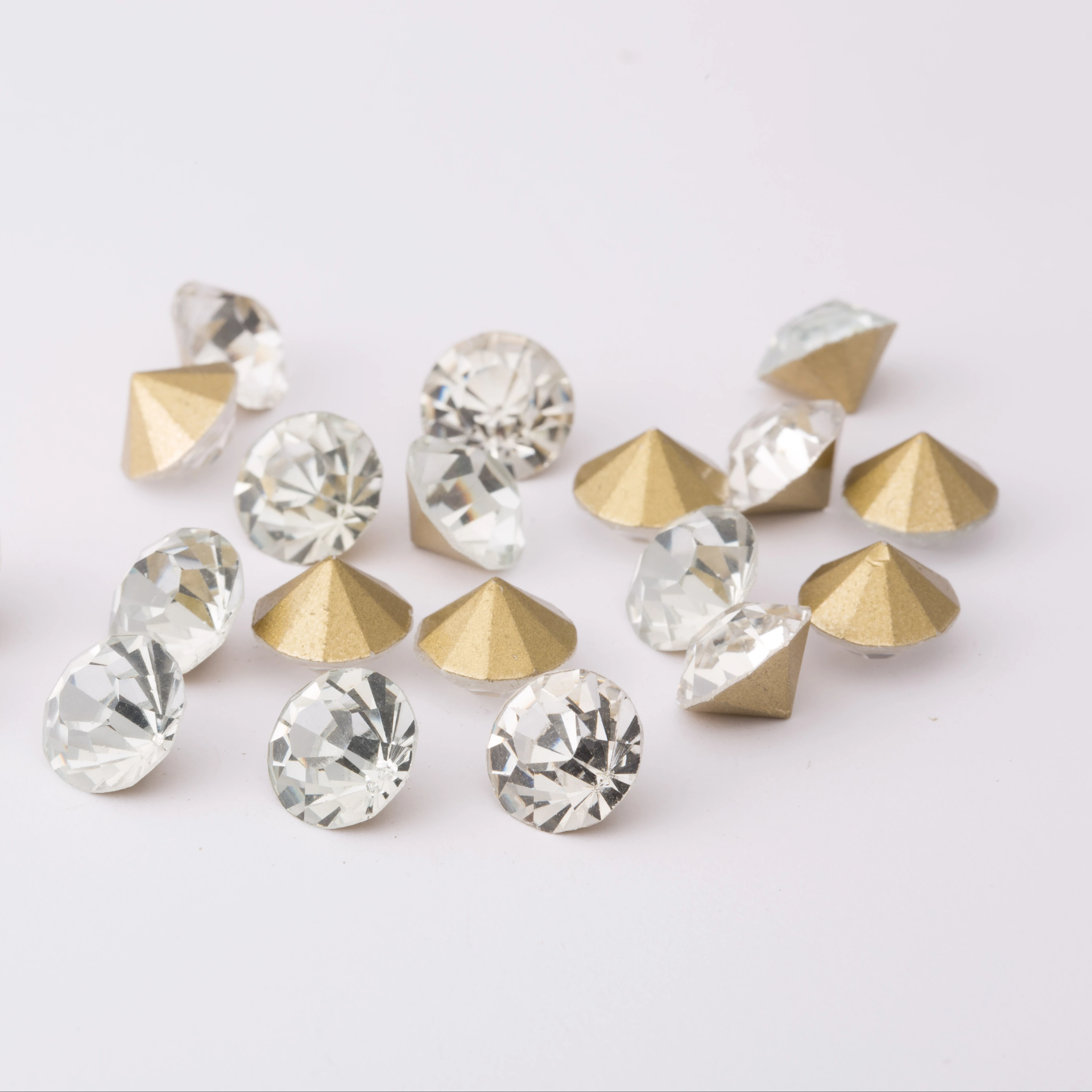 Shininglife брендовая цепочка из горного хрусталя 5 мм Кристальные Стразы с заостренным концом