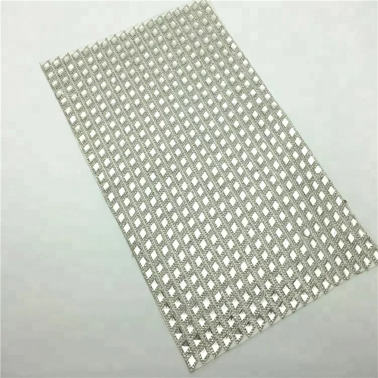 Rhinestone Shoes Garment Accessories Hotfix Rhinestone Sheet Rhinestone Mesh Trim
