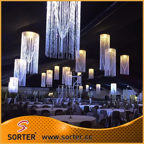 Сортировочная пластиковая Акриловая Гирлянда из бисера, занавеска, свадебное украшение