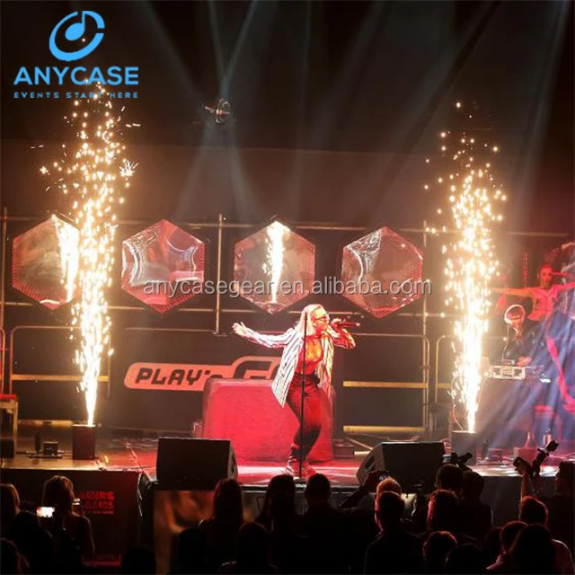 Digital Fireworks Fountain Cold Sparkle Flame Stage Effect Machine