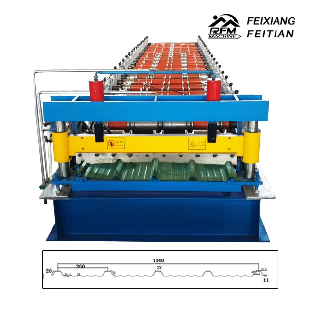 Full Automatic Roof Sheet IBR Galvanized Steel Roll Forming Machine
