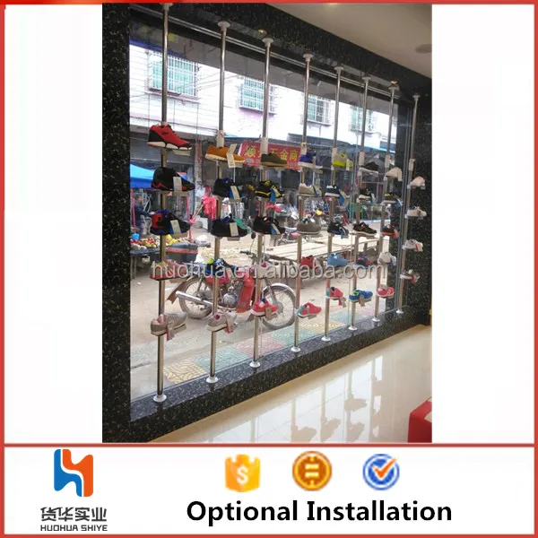 huohua hot sale saving space floor standing shoe shelves