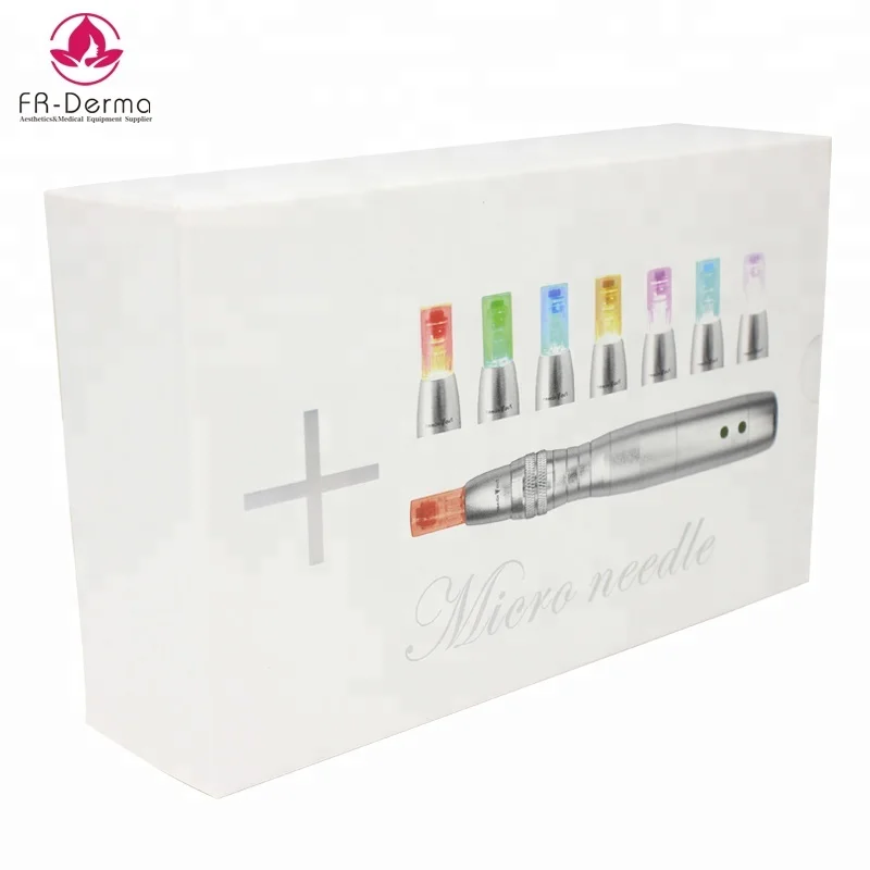 FR Заводская распродажа микроиглы Дерма 7 видов цветов светодиодное лечение фотонами кожный ручка